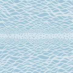 Image showing Sea background. Hand drawn vector illustration