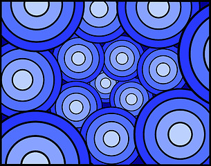 Image showing Blue rings