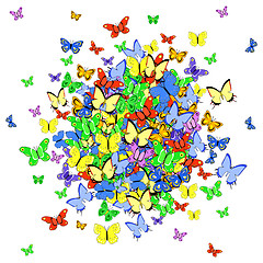 Image showing Butterfly ball