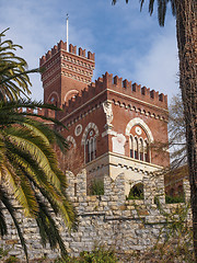 Image showing Albertis Castle in Genoa Italy