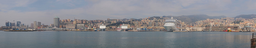 Image showing Genoa panorama