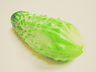 Image showing Retro look Cucumber picture