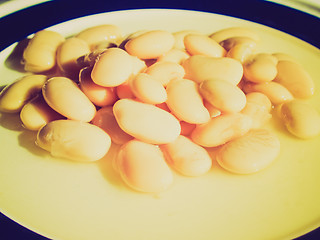 Image showing Retro look Beans salad