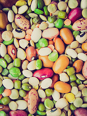 Image showing Retro look Beans salad