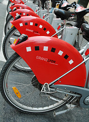 Image showing City bikes