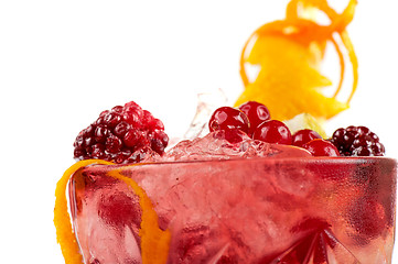 Image showing Berries cocktail