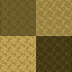 Image showing golden swirl pattern multi