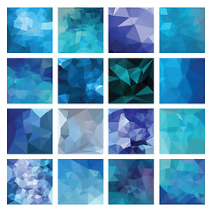 Image showing Polygonal  vector background.