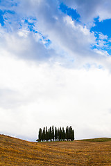 Image showing Tuscany before the storm