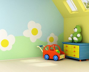 Image showing New room for a baby