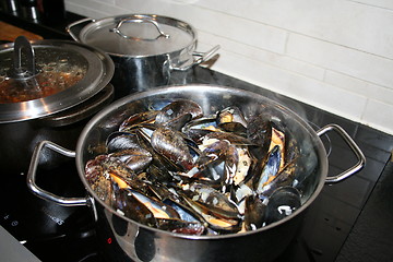 Image showing Moules a la Marinière