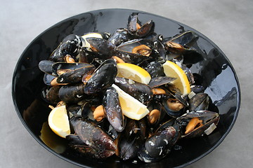 Image showing Moules a la Marinière