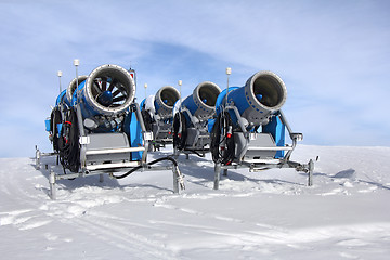 Image showing Snow Cannons