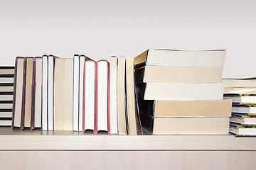 Image showing Books on shelf