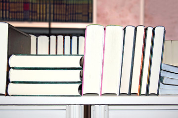 Image showing Books on a shelf