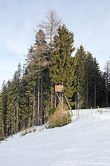 Image showing Hunting tower