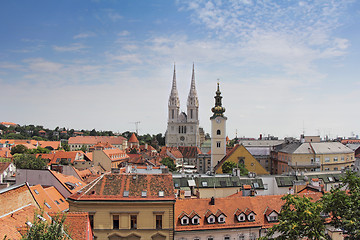 Image showing Panoramic view of Zagreb