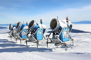 Image showing Snow Cannons