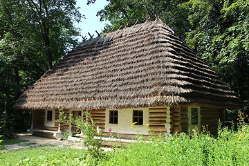 Image showing old rural house in Carpathian region