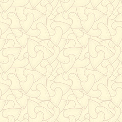 Image showing Neutral beige plant wallpaper