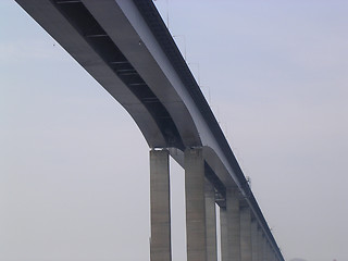 Image showing Bridge on the sea