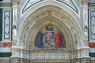 Image showing Detail of Cathedral  in Florence