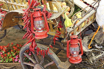 Image showing Old lanterns