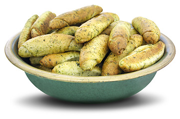 Image showing Dry cookies of nettle