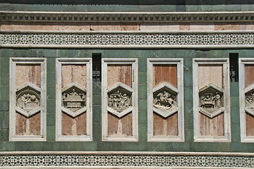 Image showing Detail of Cathedral  in Florence