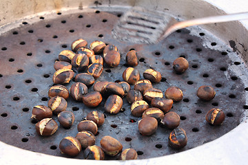 Image showing Roasted chestnuts