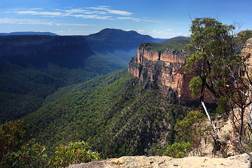 Image showing Grose Valley Blue Mountains Australia