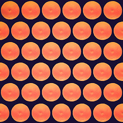 Image showing Retro look Orange background