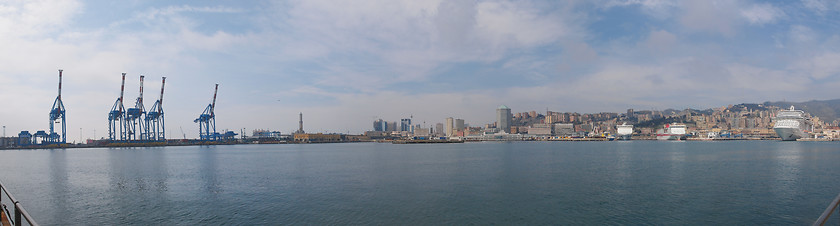 Image showing Genoa panorama