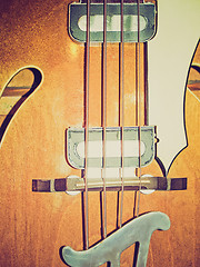 Image showing Retro look Bass