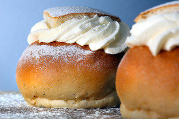 Image showing A swedish semla 