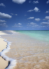 Image showing Lonely beach