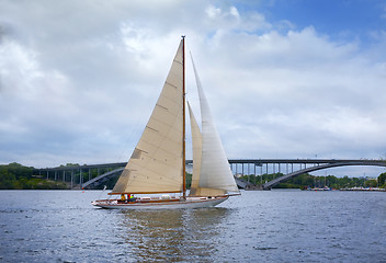 Image showing Sailing in Stockholm City