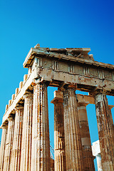 Image showing Parthenon at Acropolis in Athens, Greece