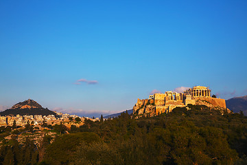 Image showing Acropolis in Athens, Greece