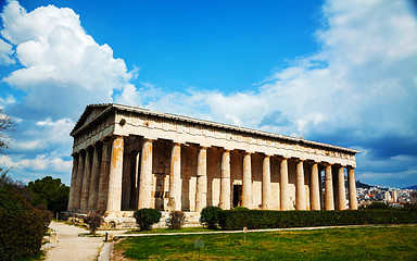 Image showing Temple of Hephaestus in Athens