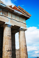 Image showing Parthenon at Acropolis in Athens, Greece