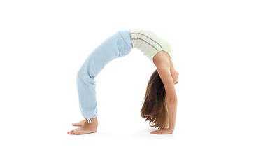 Image showing urdhva dhanurasana upward bow pose