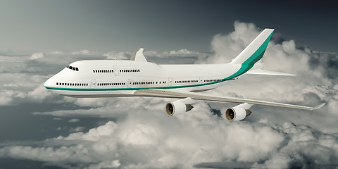 Image showing Boeing 747 Airplane