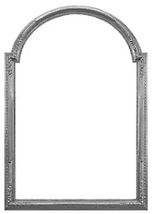 Image showing Silver wooden frame