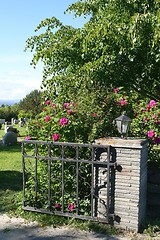 Image showing Cemetery gate