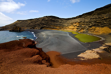 Image showing  water  in el golfo lanzarote 