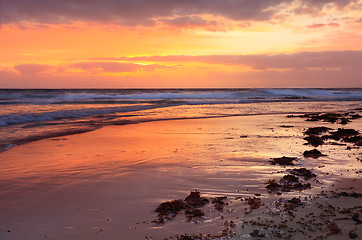 Image showing Sunrise South  Entrance Beach