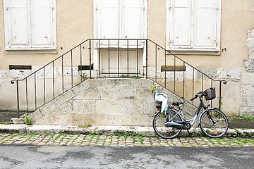 Image showing bike and stairs