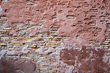 Image showing Old brick wall