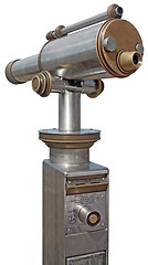 Image showing A coin telescope